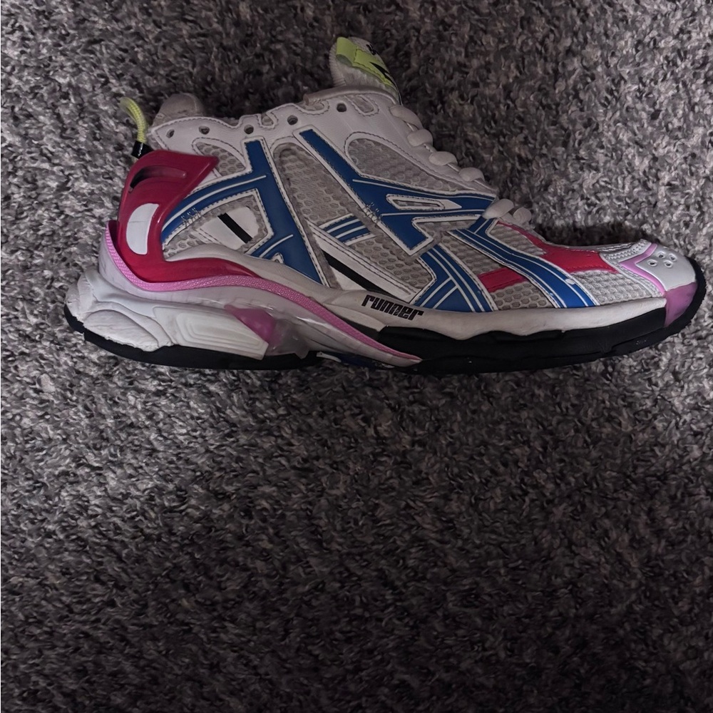 Balenciaga Multicolor Sneakers - White, Blue, Pink